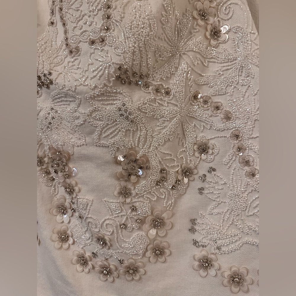 Valentino Beaded Floral Mini Dress - Picture 7 of 9